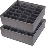 Ymyny - lot de 2 organiseurs de tiroirs pour sous - v�tements, 48 cellules, pliables, pour v�tements, ...