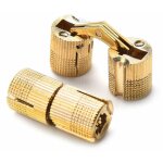 Ymyny 2 pcs charni�res cylindriques laiton cach� dissimul� charni�re invisible tonneau charni�re pour ...