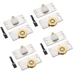Ymyny 4 paires roulettes de porte coulissante placard la porte poulie coulissante, meubles roues coulissante ...