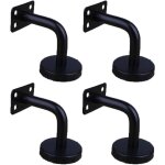 Ymyny 4 pices acier inoxydable supports de main courante pour fixation murale supports de rail d'escalier ...
