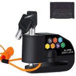 Ymyny - antivol moto bloque disque moto avec alarme, 110db bloc disque moto pour motos, vlos et scooters ...