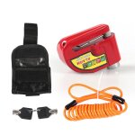 Ymyny antivol moto bloque disque moto avec alarme, 110db bloc disque moto pour motos, vlos et scooters ...