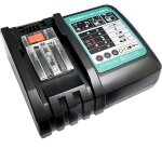 Ymyny - chargeur de batterie de rechange 14, 4 v - 18 v 5, 0 ah pour taille - haie makita dur181z prise ...