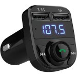 Ymyny chargeur de voiture pour appels mains libres, �metteur - r�cepteur radio bluetooth sans fil, musique ...