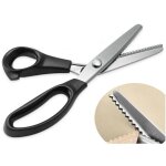 Ymyny cisea, ciseaux � tissus, ciseaux zigzag, ciseaux de tailleur professionnel, ciseaux � cranter pour ...