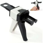 Ymyny distributeur de r�sine �poxy 50 ml - t�te m�langeur statique - rapport 1:1 / 2:1 - pistolet applicateur ...