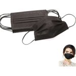Ymyny - masques de protection noirs chirurgicaux jetables en tnt -