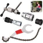 Ymyny outil d'entretien de vlo, outil de dmontage de cassette de vlo 5 pices, ensemble d'outils de ...