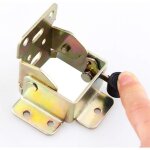 Ymyny - pack 90 degree folding bracket self - locking hinges cold rolled steel folding table legs bed ...