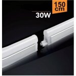 Ymyny plafonnier led n�on opaque sous meuble divers tons lumineux 30 watt 150 cm - blanc chaud -