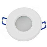 Ymyny - support de spot de douche encastr� �tanche ip44 avec support gu10 pour �clairage p4 - blanc