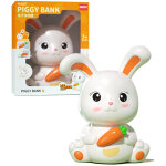 Tirelire en plastique forme mignonne grande capacit lapin tirelire pour enfants cadeau prvention des ...