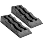 Yoleo - rampes d'acc�s 2 pi�ces en plastique cale de marche, rampe de chargement charges lourdes 4 t, ...