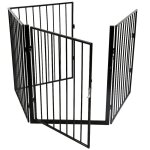 Yongqing - barrire de scurit enfant bb animaux pare - feu barrire d'escalier 4 panneaux 75240cm ...