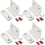 Yoyo - 4pcs aimant porte d'armoire aimant porte d'armoire velcro magn�tique mince
