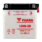 Yuasa - batterie moto 12n9 - 3b l 137mm w 76mm h 140mm