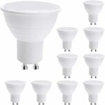Yzmrbdqc - ampoules gu10 led dimmable blanc chaud 3000k 7w spot quivalente incandescence 50w halogne ...