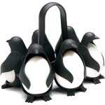 Egguins porte - ufs 3 en 1 pour cuisiner, stocker et servir, cuiseur  ufs durs en forme de pingouin ...