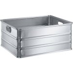 Zarges - bac de manutention gerbable en aluminium, capacité 117 Zarges - bac de manutention gerbable en aluminium, capacité 117
