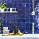 Zellige v�ritable carrelage artisanal - 10x10 cm - bleu nuit (vendu par bo�te de 0, 5m�)