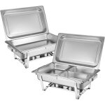 Zelsius - chafing dish ensemble professionnel 'toulouse', 15 parties