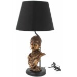 Zen et ethnique - lampe buste de femme africaine 58 cm