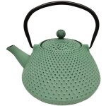 Zen et ethnique - th�i�re de type japonaise verte en fonte 0. 78 litre