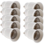 Zenitech - lot de 10 adaptateurs de douille gu10 vers e27 � ba�onnette - ampoules led et halog�nes - ...