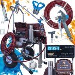 Zenthril fusion q lp standpro ? station de pulv�risation airless 3000w, 20mpa, 4l / min buse 0, 031 , ...