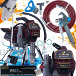 Zenthril prime f station de peinture airless ? 2800w, 200 bar, 4l / min, buse 0, 035  �cran lcd, zencontrol ...