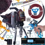 Zenthril ultra c station de peinture airless ? 3000w, 20mpa, 3, 5l / min, buse 0, 031  moteur brushless ...