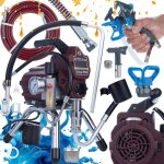 Zenthril set station de peinture airless surge eco ? 1800w, 200 bar, 2l / min, buse 0, 019  technologie ...