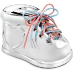 Zilverstad - tirelire en argent pour enfant, �l�gante comme cadeau, chaussure de bapt�me taille: 56x93x51 ...