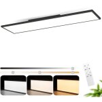 Zmh dalles led plafonnier 120x30 - 40w blanc froid - panneau de plafond dimmable long bureau plafonnier ...
