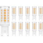 Zmh g9 led ampoule blanc chaud 3w remplacement halogne 220v ampoule blanc chaud 3000k culot ampoule ...
