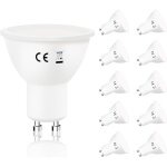 Gu10 led blanc chaud 6w ampoule remplace 60w ampoule � �conomie d'�nergie angle de faisceau 110� spot ...
