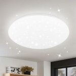 Zmh plafonnier led luminaire plafonnier chambre à coucher - 18w chambre à coucher ciel étoilé blanc froid ... Zmh plafonnier led luminaire plafonnier chambre à coucher - 18w chambre à coucher ciel étoilé blanc froid ...
