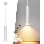 Zmh suspension gu10 cylindre 1 �clairage contemporaine aluminium r�glable en hauteur luminaire suspension ...