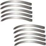 Zolginah ? lot de 10 poign�es de meuble inox ? entraxe 160mm ? finition nickel bross� ? pour placards ...