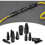 Zoternen - 12pcs 1 / 4 '' kit de coupleur � air npt et de fiche, jeu de connecteur rapide de type d, ...