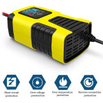 Zoternen - chargeurs de batterie de moto 6v / 2a 12v / 2a automatique smart heuperterater portable desulfator ...