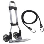 Zoternen - dolly cart diable pliant 70kg roulement avec 2 roues pour le transport