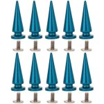 Zoternen - heepdd lot de 10 rivets coniques punk de grande taille 10 x 26 mm, en forme d'arbre,  visser, ...