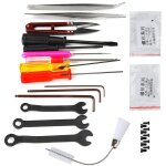 Zoternen - outil de surjeteuse, brosse � vis, bloc plat, tournevis cruciforme, cl� pour machine � coudre ...