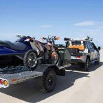 Zoternen sangles d'arrimage rembourr�es avec boucle � came pour moto, cargaison, camion, remorque, bagages, ...