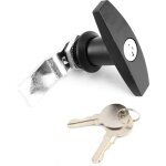 Zoternen ? serrure de porte de garage basculante en t ? alliage de zinc ? pour remorque et auvent ? cl�s ...