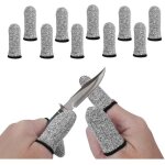 Zvd lot de 10 doigtiers r�utilisables pour le travail, r�utilisables antid�rapants doigtiers respirants ...