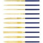 Zvd - lot de 10 mini limes � modeler diamant�es 140 mm - id�ales pour m�tal, plastique, verre, bois, ...