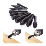 Zvd - 10 r�pes � bois ensemble bois tige fraisage foret outil sculpture sur bois ponceuse meule tige ...