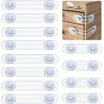 Zvd - 12 pi�ces s�curit� bebe, s�curit� enfant porte, bloque porte fen�tre securite b�b�, bloque porte ...